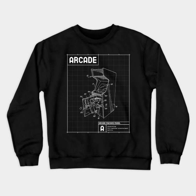 Arcarde Anatomy Crewneck Sweatshirt by OniSide